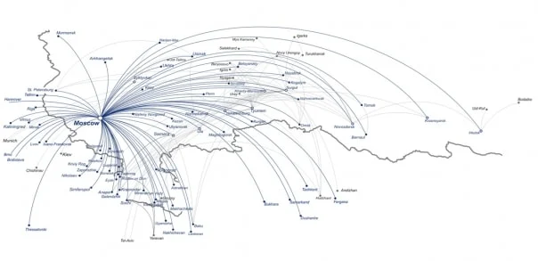Карта рейсов аэрофлота из москвы